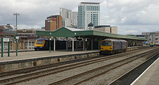 Cardiff Central train station