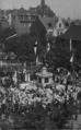 Einweihungsfeier des Brunnens auf dem Marktplatz in Homberg 1913