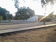 Antigua estación ferroviaria de la localidad, ahora convertida en un museo.