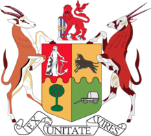 Description de l'image Coat of arms of South Africa (1910–1930).png.