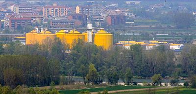 Investments in the Italian water sector are required particularly in wastewater treatment plants, such as the one shown here in Turin. Depuratore smat castiglione.jpg