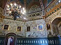 Drawing room walls, showing decoration of Castell Coch