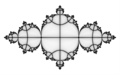 Fat Basilica: period 2 parabolic - field lines