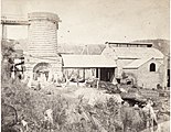 Blast furnace, casting floor, and foundry, c.1873