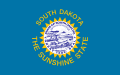Drapeau du Dakota du Sud de 1963 à 1992.