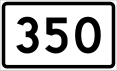 County Road 350 shield