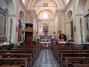 Gêxa de San Péru e de San Paulu (A Gêxa, Cirixöa, Garesce), Aula