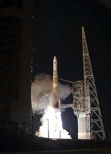 GOES-15 launches from Cape Canaveral Air Force Station SLC-37B, 4 March 2010. GOES-P launched by Delta IV rocket.jpg