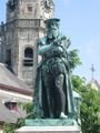 Standbeeld van Mercator op het kerkplein van Rupelmonde