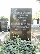 Heller László sírja Budapesten. Kozma utcai izraelita temető 5B-1-7.