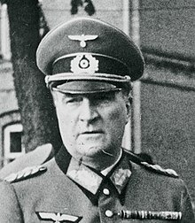 Hermann von Hanneken, commander of Wehrmacht occupation forces in Denmark between 1942 and 1945, in 1942 Herman von Hanneken (cropped).jpg