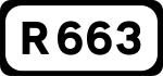 R663 road shield}}