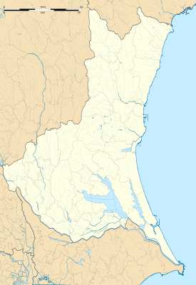 Location map Japan Ibaraki Prefecture