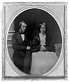Joseph and Agnes Lister wedding photograph taken in April 1856
