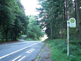 Passhöhe des Käppele, Blick Richtung Süden