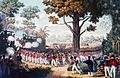 Attaque contre le fort birman de Kemmendine près de Rangoon le 10 juin 1824.