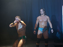 Future Shock: Kyle O'Reilly (left) and Cole (right) at a Ring of Honor show in August 2011 Kyle O'Reilly and Adam Cole.jpg