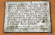 Lapide di Strada Maggiore 17