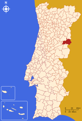 Localização de Sabugal