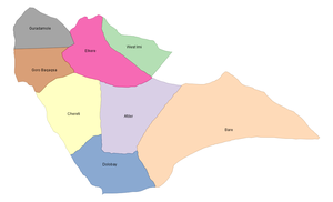 Map of Afder Zone