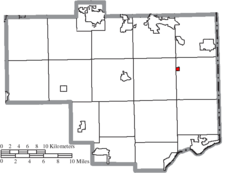 Location of Rogers in Columbiana County