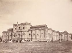 Marimallappa's High School, Mysore (1890s) by an unknown photographer, from the Curzon Collection's 'Souvenir of Mysore Album'.jpg