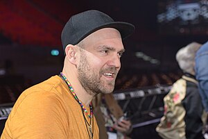 Stiko Per Larsson at Melodifestivalen 2018.