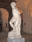 Michelangelo, „Der rebellische Sklave“, Louvre.