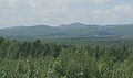 Mont Chapman vu du belvédère de Brookbury.