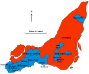 Ceety o Montreal an enclave municipalities