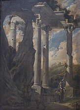 Ruines dans un paysage, Musée des Beaux-Arts de Nîmes