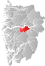 Vik markert med rødt på fylkeskartet
