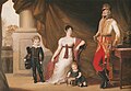 Familienbildnis von 1810: Alfred (links) mit Vater, Mutter und Bruder Ferdinand