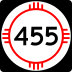 State Road 455 marker