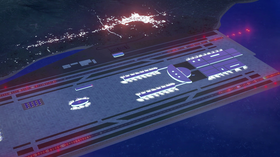 Vue conceptuelle du futur aéroport