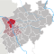 Lage des Kreises Wesel in Nordrhein-Westfalen