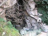 Entrance of the touristic caves
