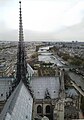 Panorama de la toiture de Notre-Dame de Paris