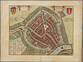 Plattegrond van de stad Gouda binnen de singels, ca. 1650..jpg