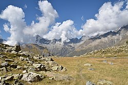 Près du refuge de Vallonpierre (Parc national des Ecrins)