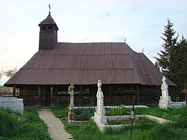 Wooden church in Ghirbom