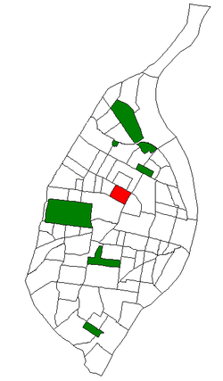 Location (red) of Vandeventer within St. Louis