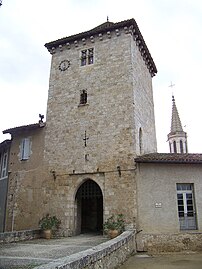 Tor e pòrta de vila, e lo pont de pèira