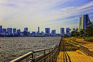 Parque Shiokaze, sede das competições de voleibol de praia