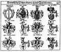 Wappendarstellung in Johann Siebmachers Wappenbuch: Kemptische Erbare Patricii und Geschlechter.