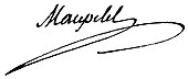signature de Michel-René Maupetit