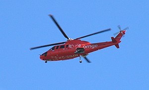 English: Ontario air ambulance S-76A
