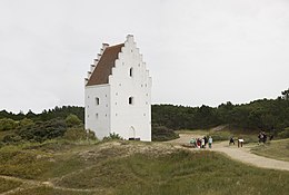 Skagen, l'église conduit sable du Sct-Laurent (11852832924) .jpg