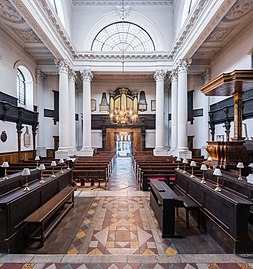 St Mary Woolnoth Interior Entrance