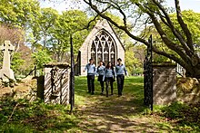 St Michael's Kirk, the chapel within Gordonstoun grounds. St Michael's Kirk.jpg